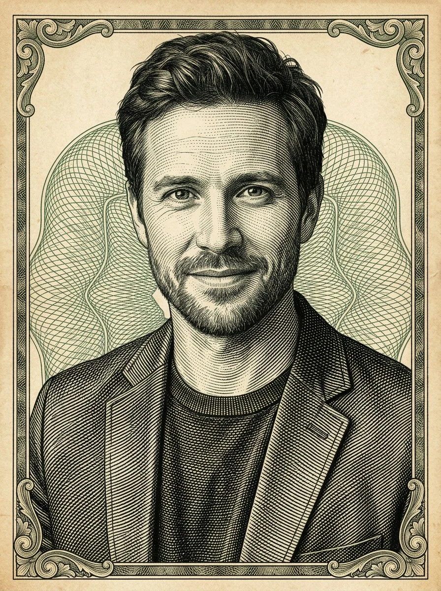 Dollar Engraving Style